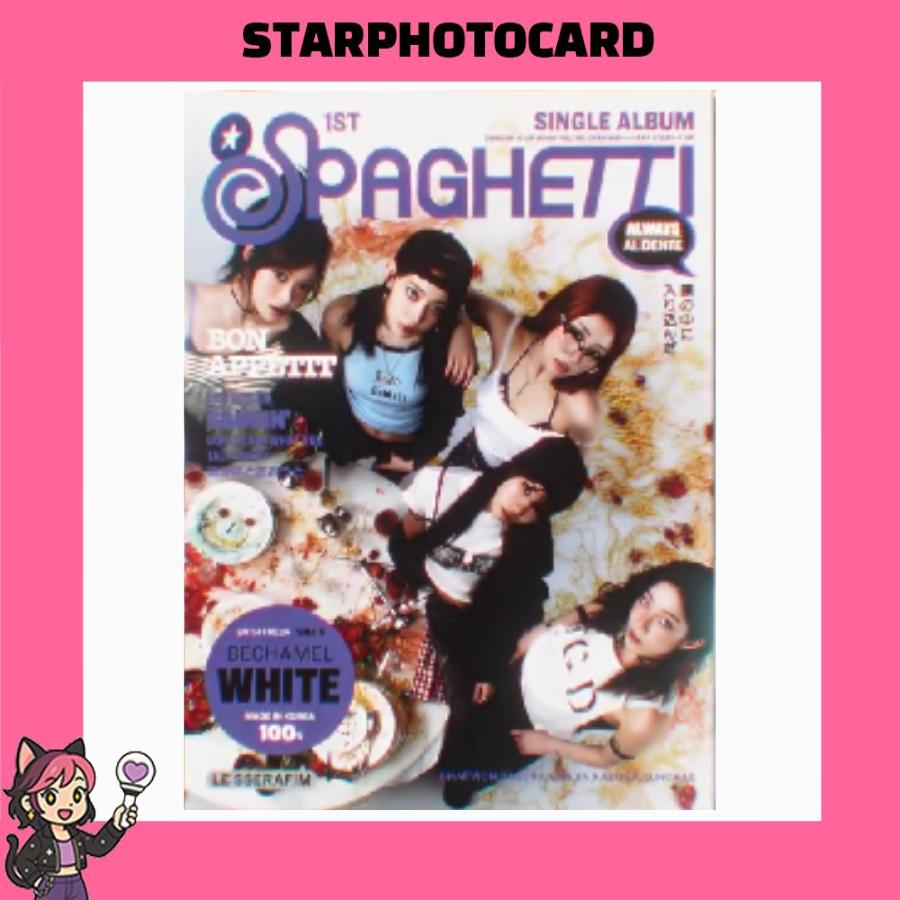 [LAGERWARE] LE SSERAFIM - 1. SINGLEALBUM SPAGHETTI COMPACT Ver.