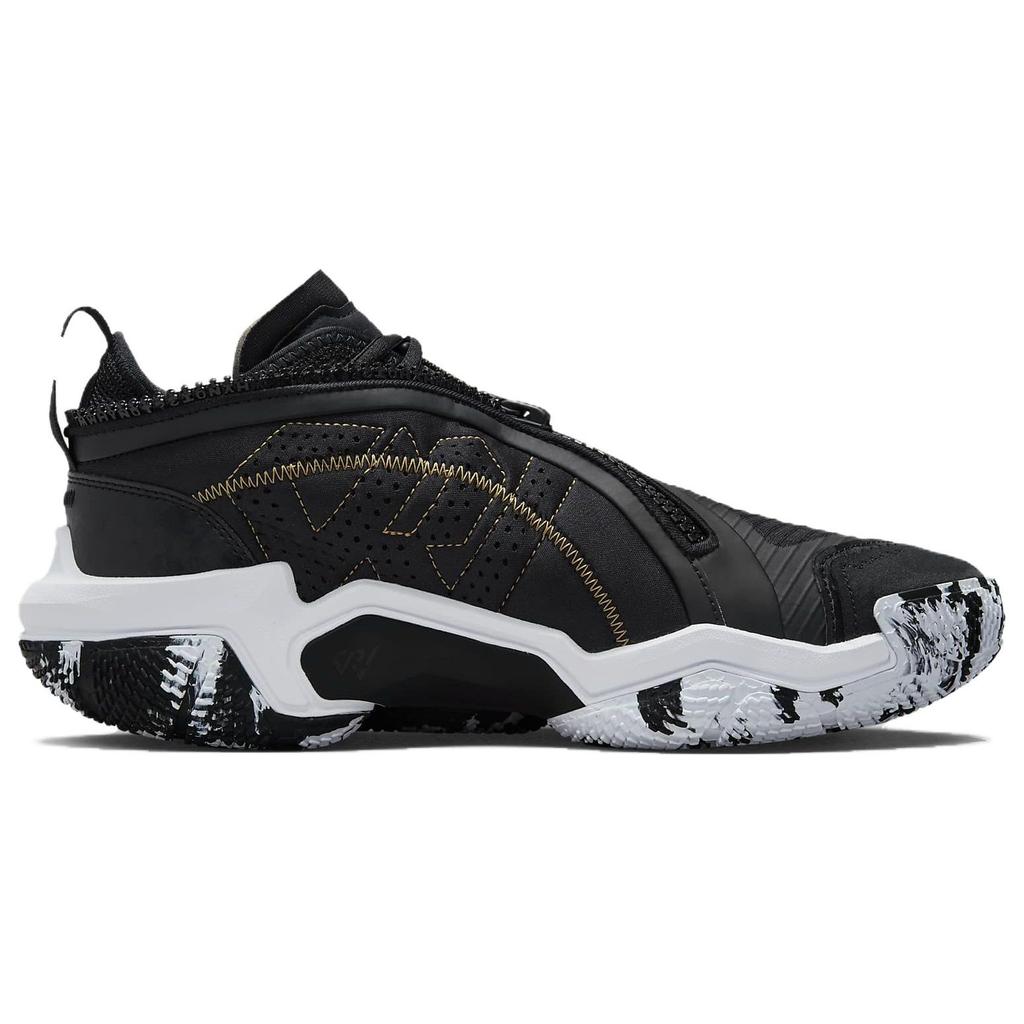 Air Jordan Why Not Zer0.6 PF Black Gold Men Sneakers Metallic-Gold White DV1249-071