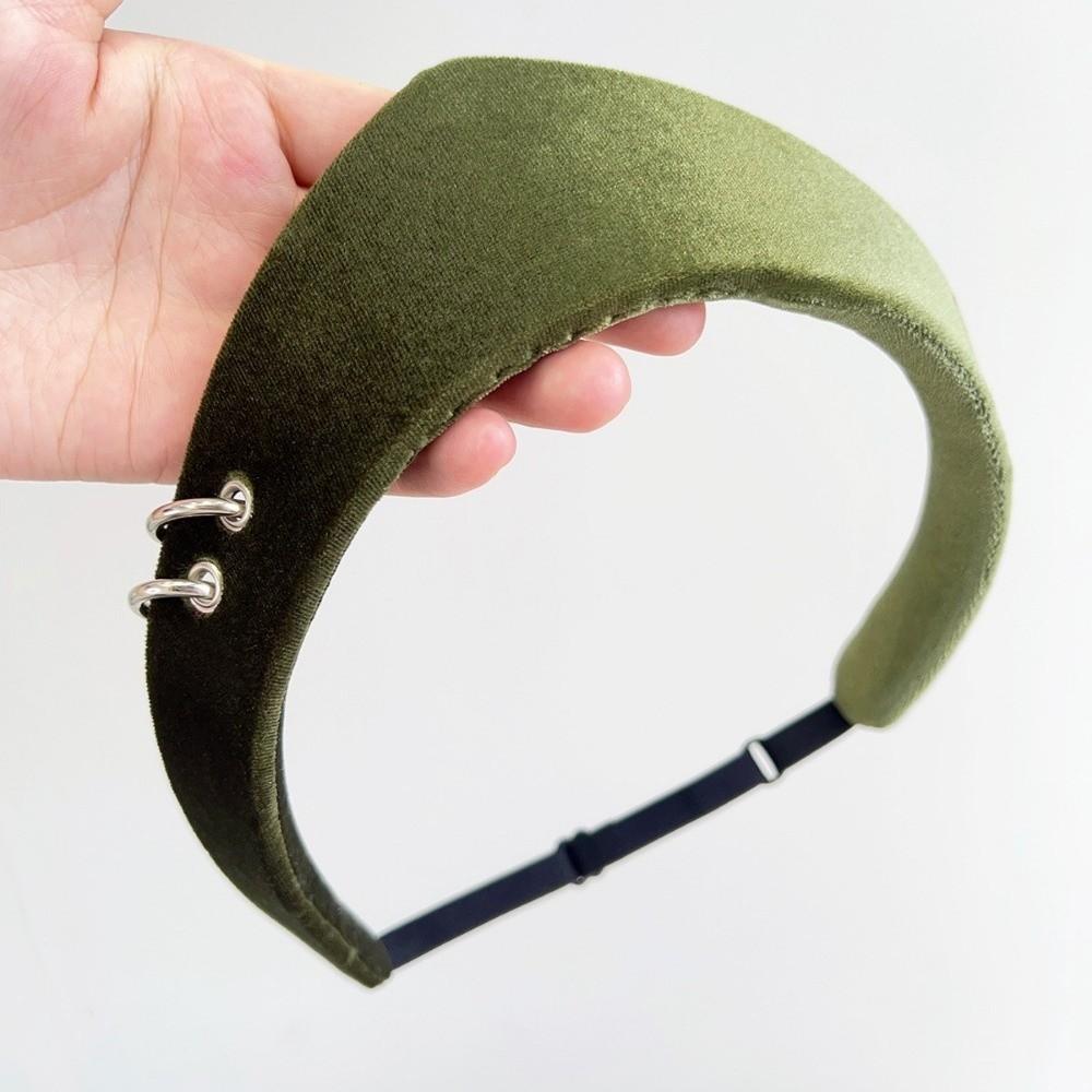 Anti Slip Women Hairband Velvet Triangle Headband Vintage Hair Clip Headband Hair Accessories