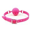 Black/Red/Pink PU Belt Silicone Balls 3.5/4.5/5cm SM Sex Toys Gagging Drooling Couple Bondage Games Adult Products