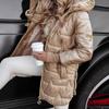 Winter New Zip-Up Hooded Cotton Jacket with Three Zippers