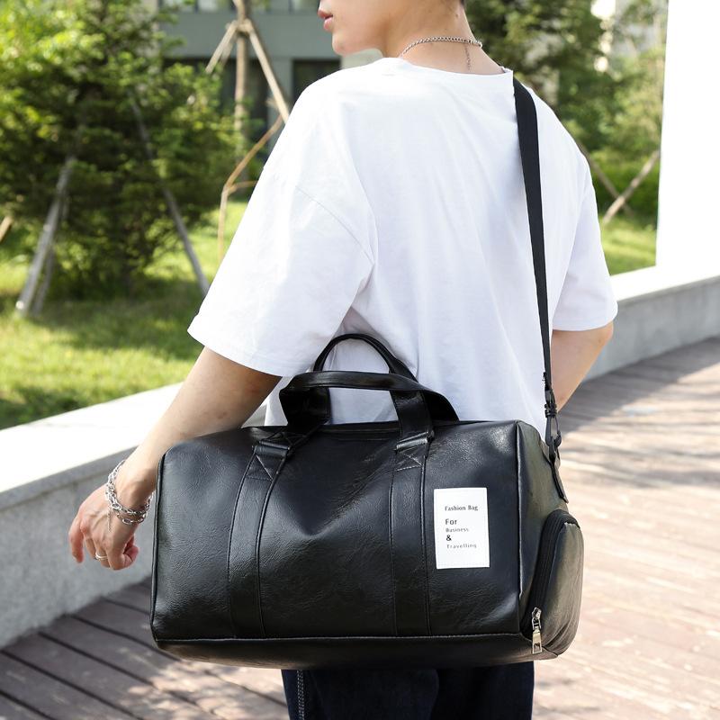 Men's New Large-capacity Travel Bag Dry and Wet Separation Independent Shoe Compartment Versatile Portable Fitness Bag