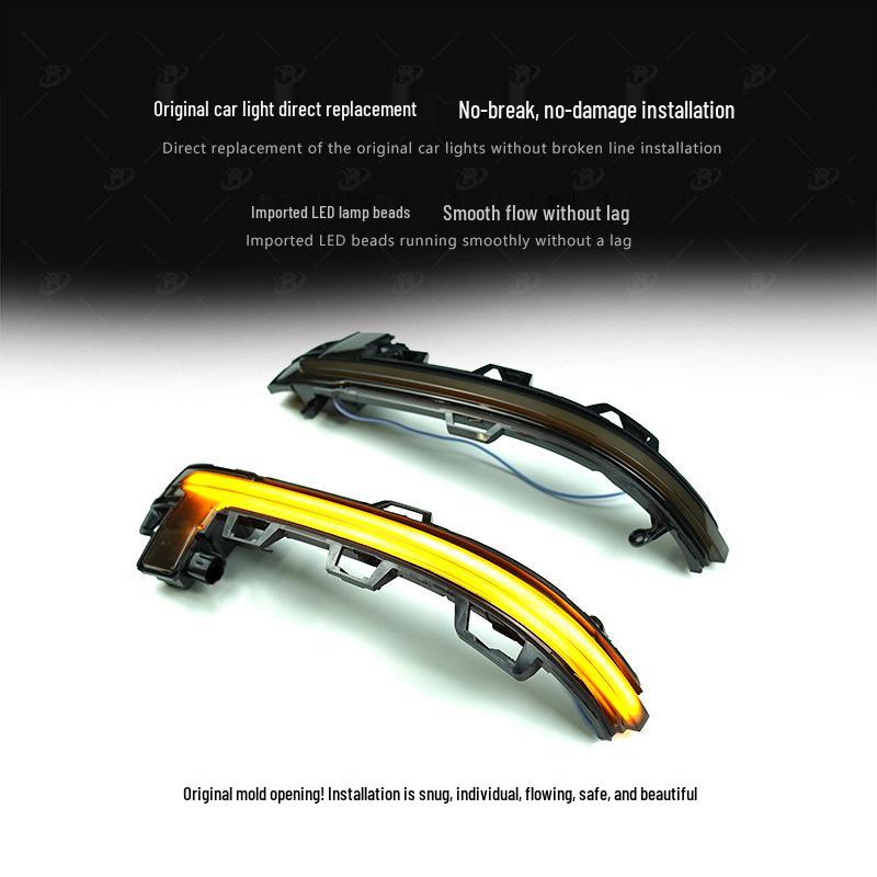 BMW X3 (2018+) Rearview Mirror Blue Touch Sequential Turn Signal Light