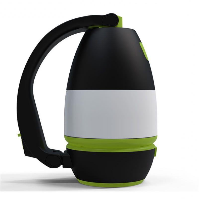 3-in-1 Portable Camping Light 1500 Mah 3 Modes Usb Rechargeable Outdoor Tent Lamp Emergency Light