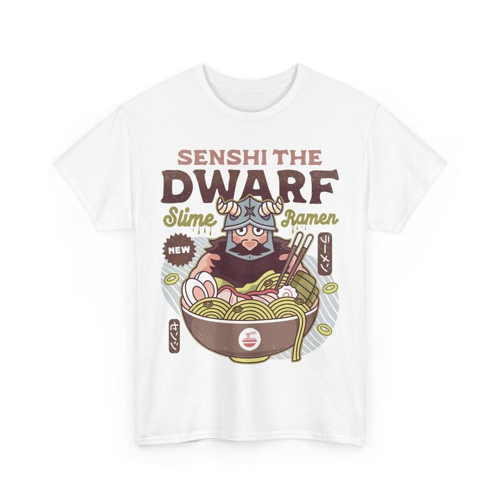 

Dwarf Chef Slime Ramen Unisex T-Shirt. Delicious In Dungeon Anime. Cooking.Manga 2XL