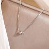 New Fashion Simple Ball 925 Sterling Silver Pendant Necklaces XL153