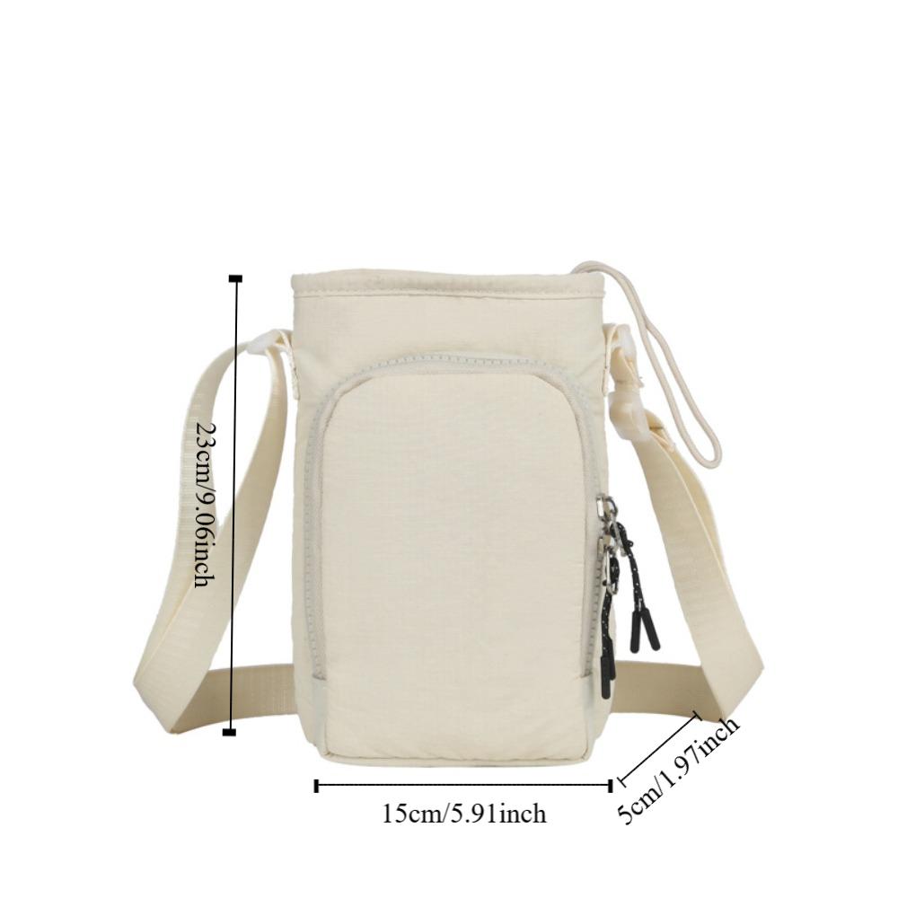 Shoulder Strap Water Bottle Holder Waterproof Water Bottle Sling Bag Case  Tumbler
