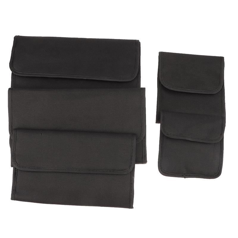 1Pc SLR Camera Lens Filter Storage Bag Foldable Pouch UV CPL ND Filter Wallet Lens Adapter Ring Case