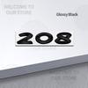 Car Decor Metal For p333 206 207 208 407 107 508 106 301 307 308 405 408 Emblem 3D Sticker Accessories Tail Rear Trunk Decals 333p