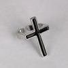 Cross Drip Oil Opening Adjustable Simple Japanese and Korean Trendy Pinky Tail Ring Gift Ring