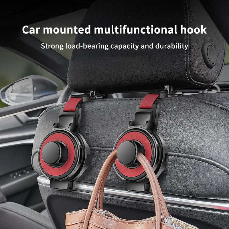 3-In-1 Cup Holder Cell Phone Holder Bag Hook For Car Seat Multifunctional Seat Back Organizer Storage Car Headrest Clip Hook