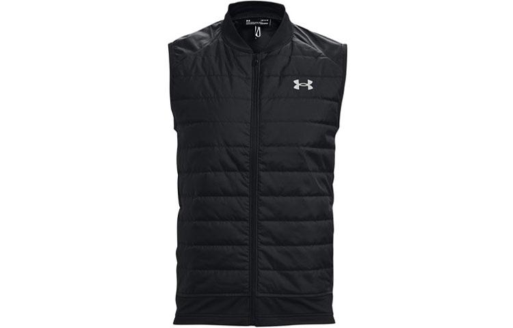 Under Armour Vests Men s Black Stand Collar Thickened And Fleece Lined Other 1364790-001 M