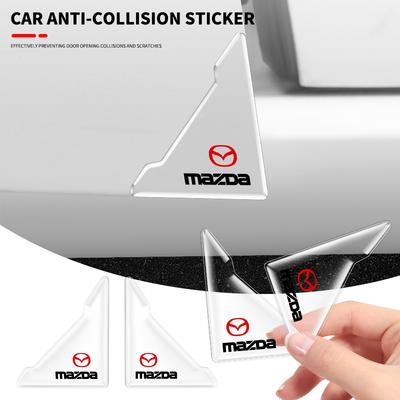 Transparent Silicone Anti-Scratch Stickers Car Door Corner Protection Cover For CX-3 Bk CX-5 MS Speed 5 6 2 3 CX30 MX-5