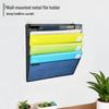 A3 Wandmontierter 5-stufiger Metall-Aktenorganizer