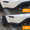 2pcs Universal Car Rear Bumper Lip Diffuser Splitter Spoiler Scratch Protector Black Carbon Fiber Rear Lip Wrap Angle Splitters