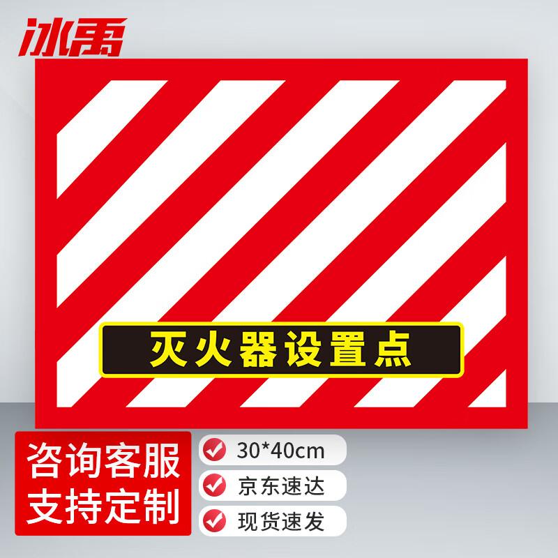 Bingyu Fire Extinguisher Location Floor Sticker