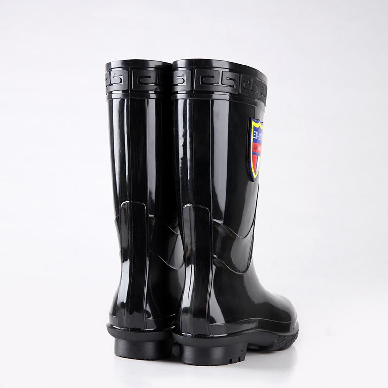 Water Proof Oil Acid Resistant Non Safety Plastic PVC Rain Gum Boots for Men Rain Boots Wholesale Wellington