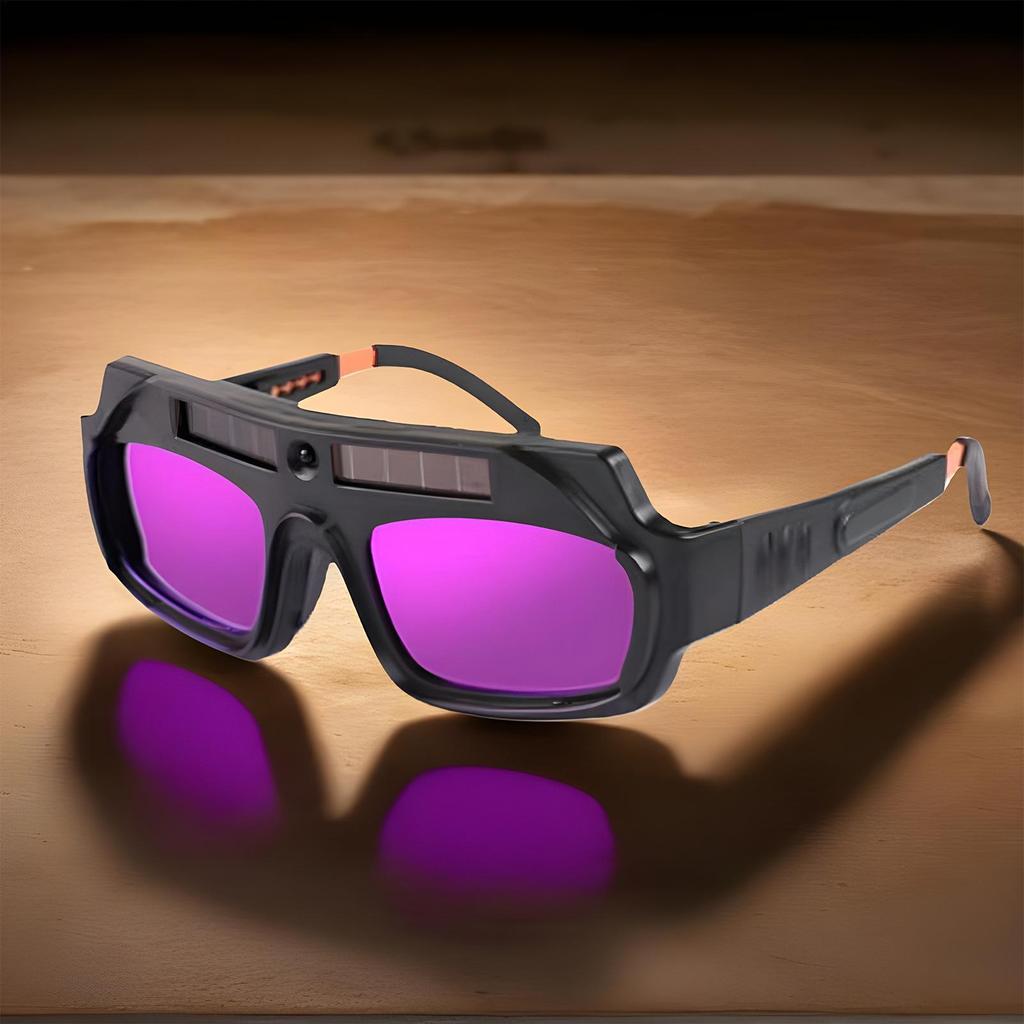 Welding Safety Glasses Auto Darkening Safety Protective Welder Glasses Welding Gog Gles Anti-Scratch Welder Glasses for Cutting