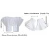 Ruffles Pleated Fake Sleeves Chiffon Detachable Cuffs Fake Flared Sleeves False Cuffs Sweater Horn Cuffs Hand Wrist Cuffs