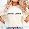 Unreliable Narrator Shirt, Funny Reading Lover T-Shirt, Author Humor Writer Gift, Book Trope Tee, Novelist Editor Bookish TShirt