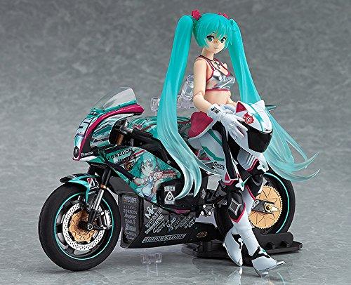Figma Racing Miku Racing Miku 2013 EV MIRAI ver. Ruchoma figurka malowana ABS&ATBC-PVC bez skali
