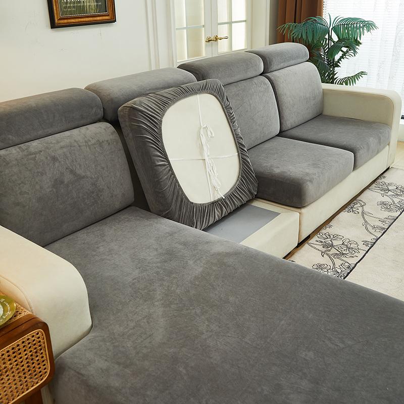 Thiened Elastic Sofa Cover Universal Anti-Slip -Resistant Plu Sofa Dust Cover Modern Simple Design
