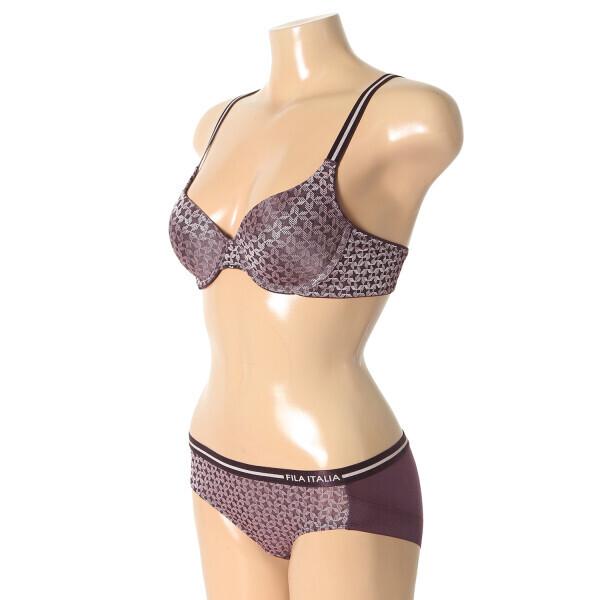 Fila Women S Bra Hem Panty Set Geometric Pattern Badr1649ff