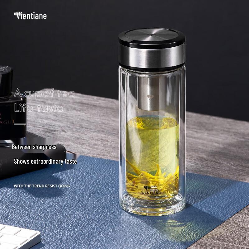 Wànxiàng Double Wall Glass Tea Cup