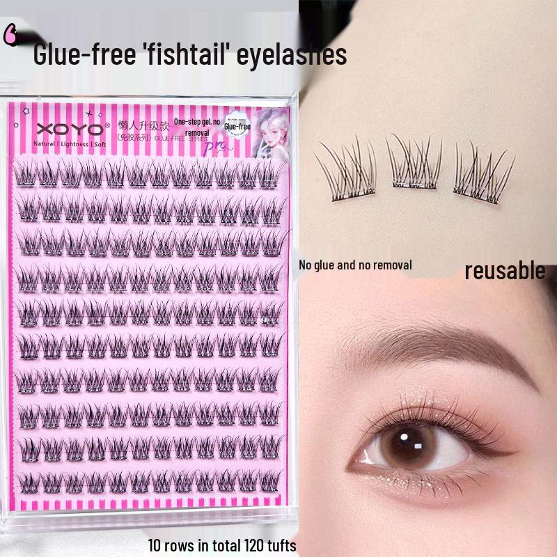 XOYO Glue-Free Segmented False Eyelashes: Enhance Your Eyes for a Stunning Look