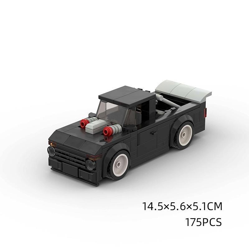 Kinderspielzeug Auto Modell Sportwagen Kompatibel Mit Rennen Kleine Teile DIY Bausteine Puzzle Technologie