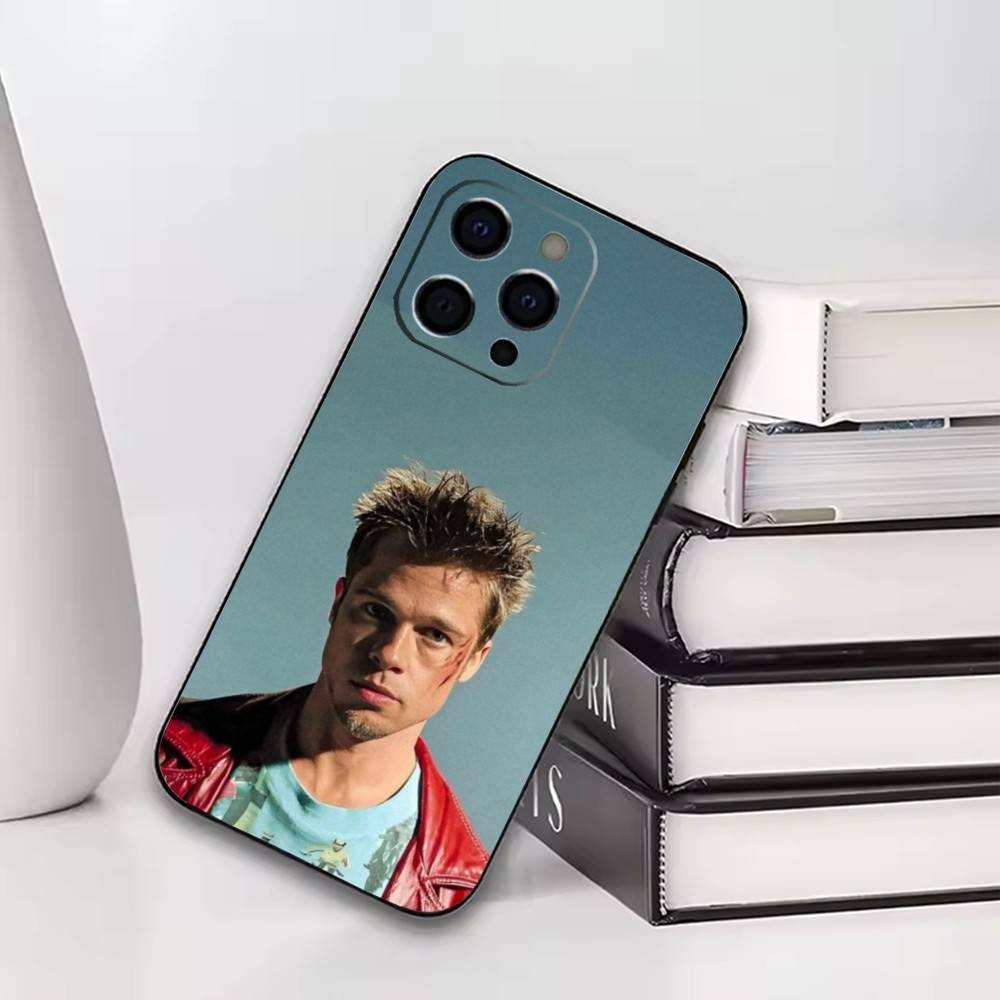 

Brad Pitt Phone Case For iPhone17,16,15,14,13,12,11 Plus,Pro Others Soft Black Cover iPhone16se4