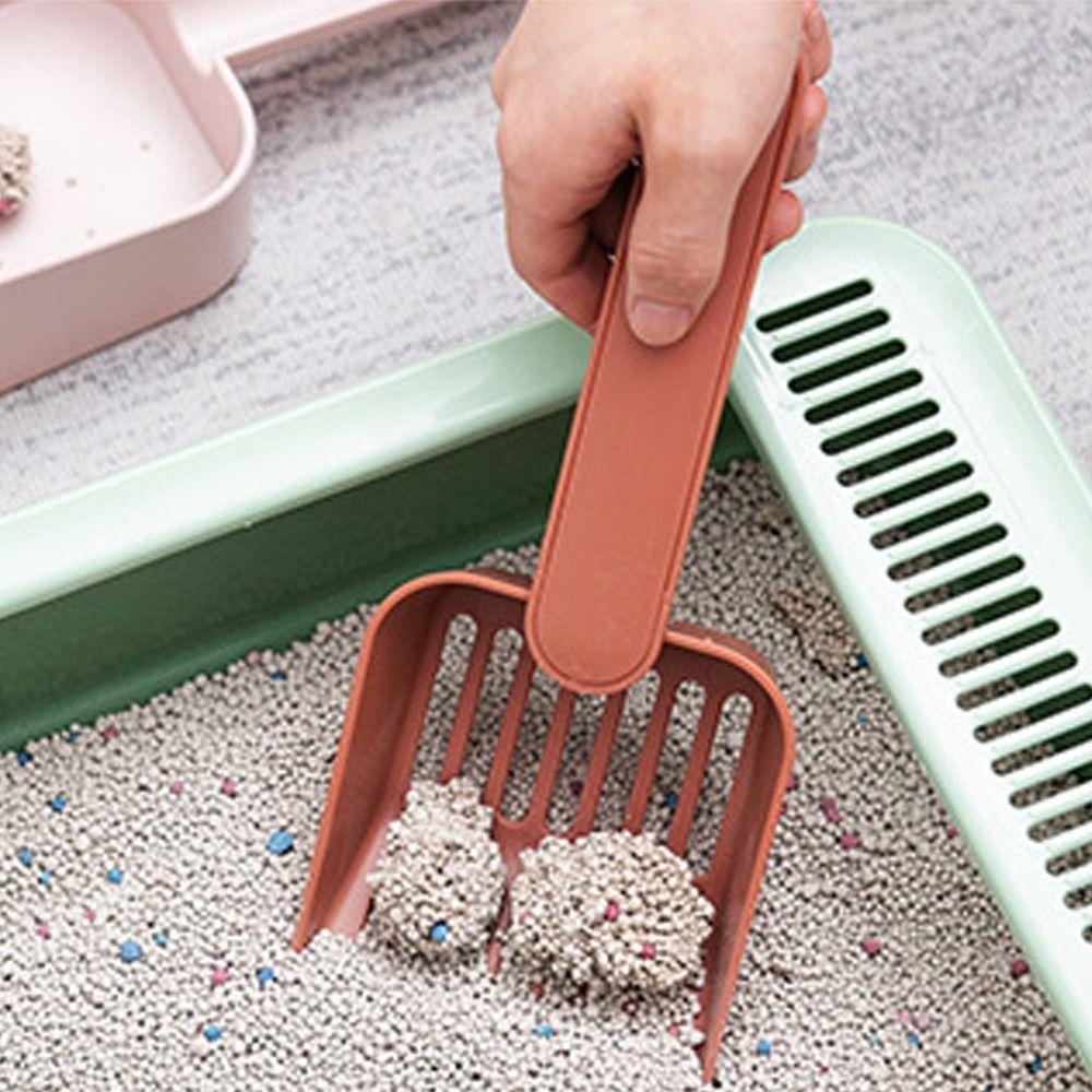 Large Capacity Cat Litter Scoop Plastic Pets Litter Shovel Pet Poop Shovel  Cat Litter Box Cleaning