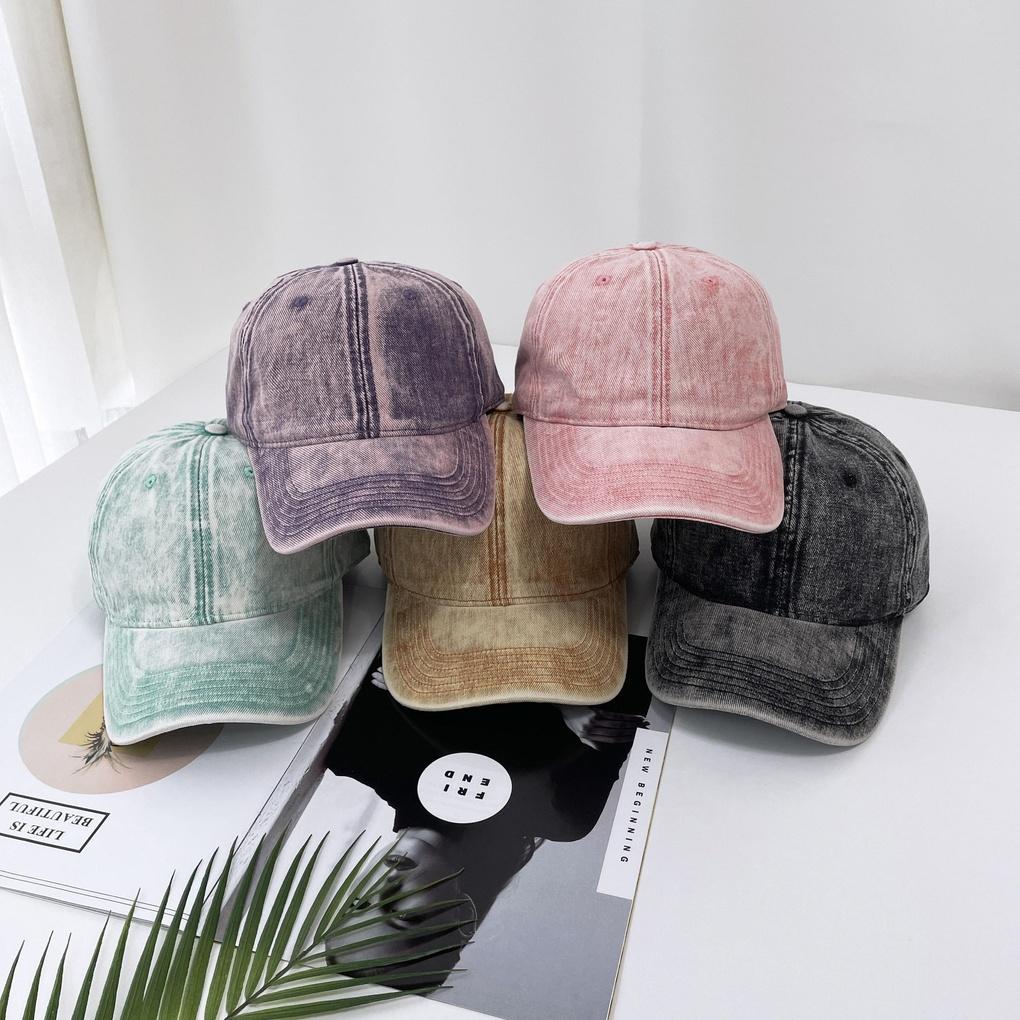 Women's and Men's Daily Pigment Plain Ball Cap Baseball Cap