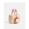Lightweight Handheld Travel Storage Bag For Girls, Pastoral Style 3D Cartoon Apple Cosmetic Organizer