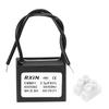 uxcell CBB61 Capacitor 2.5uF 450V 2-Wire Ceiling Fan Motor Start Capacitor Ceiling Fan Motor Generator Blower Exhaust Fan Black