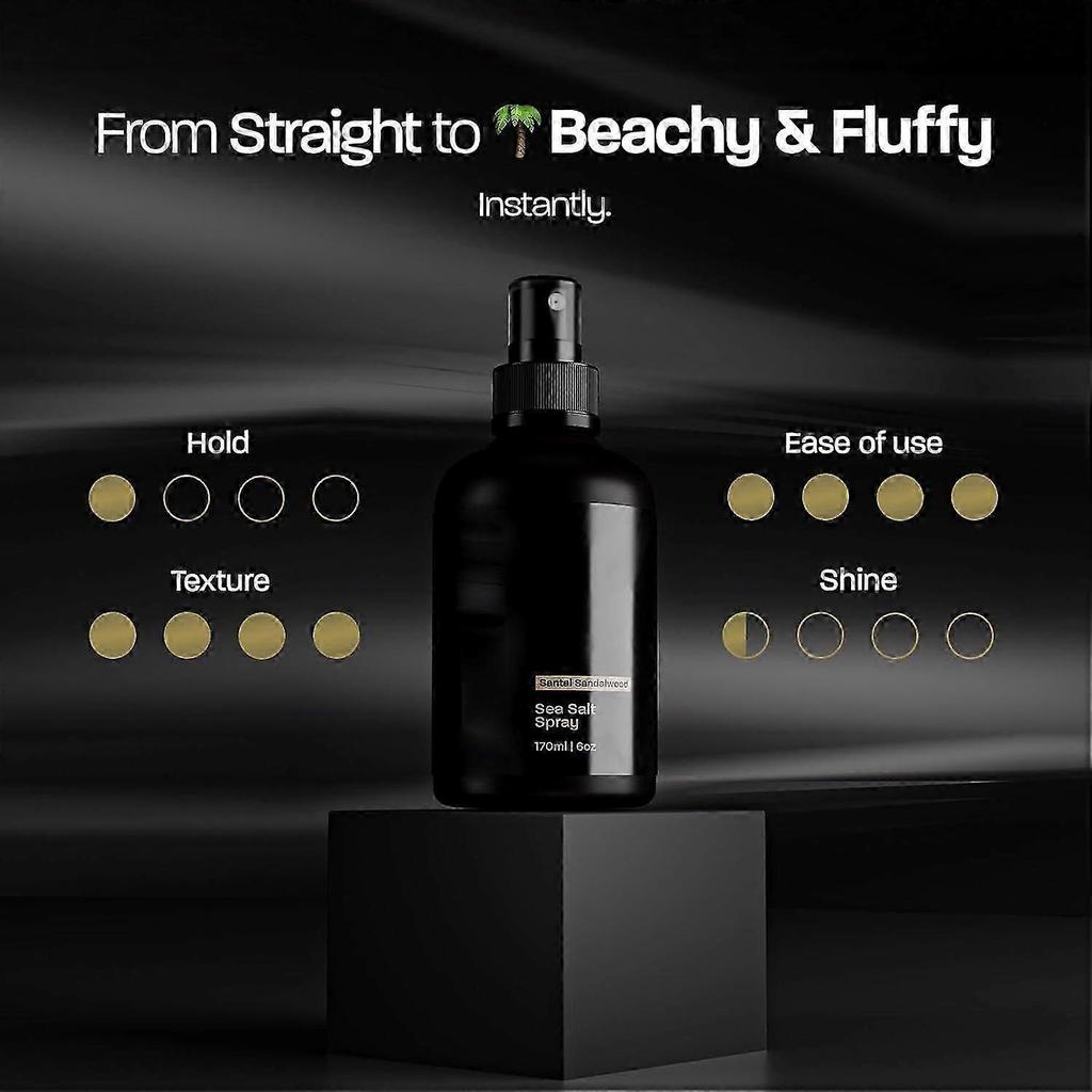 Meersalz Volumenspray: Ein Styling-Spray, das reinigt, Öl kontrolliert, Feuchtigkeit spendet und Volumen verleiht