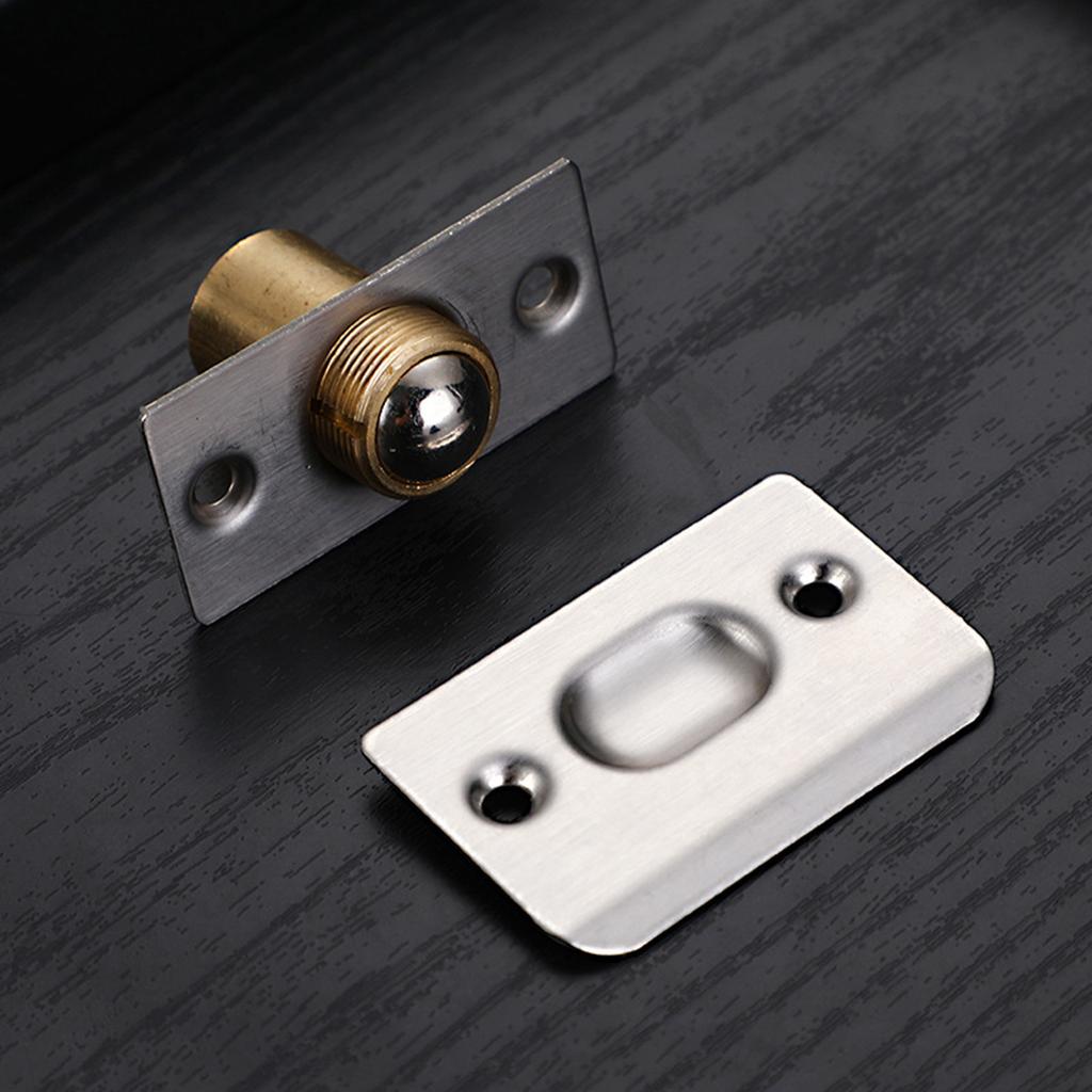 4Pcs Closet Door Balls Catches Hardware Adjustable Balls Magnet Latches Replacement French Door Lock Balls Catches