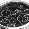 CASIO BESIDE Quartz Mens Watch Sapphire Glass BMS-300D-1AV Stainless Steel Band Multi-Axis 24-Hour Display Black Overseas Model