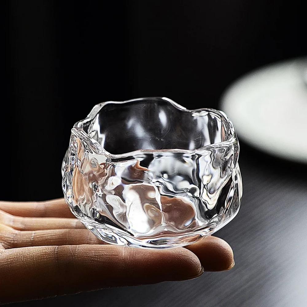 Japanese Sle Glass Tea Cup Set Small Gongfu Tea Cups Personal Dedied Sake Cups Home Use Tea Ceremony Owner Cup