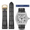 19mm 20mm Do Cartier Roadster W6206018 W6206017 Nylonowy Pasek do Zegarka Męski Płótno Szybkie Metalowy Adapter Skórzany Pasek do Zegarka Akcesoria