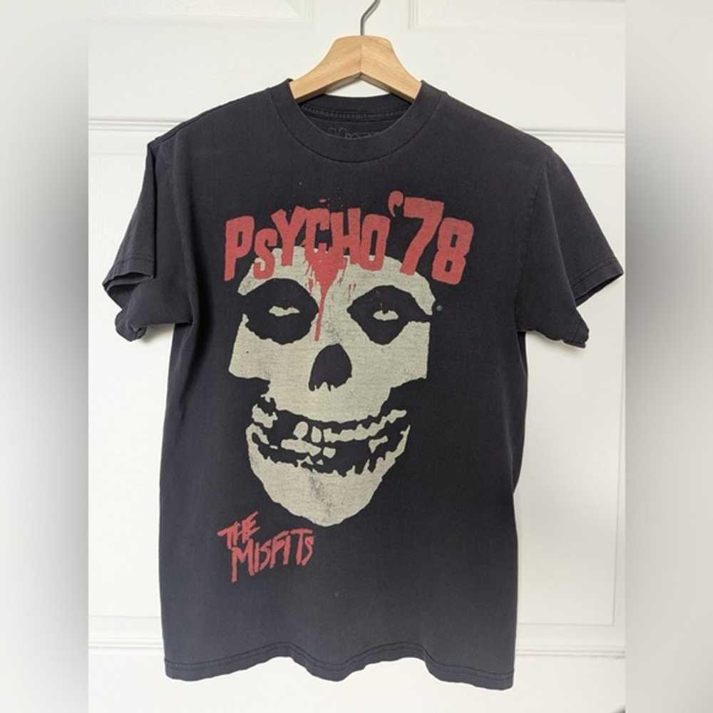 Vintage Misfits Psycho 78 T-Shirt Punk Band Graphic Tee Black XXXXL