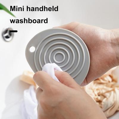Travel Portable Thicken Mini Washing Board Non Slip Laundry Accessories Children Clothes Socks Cleaning Board Tools