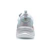 Li Ning Nebula M1 Textil, Synthetikleder Dämpfung Niedrig geschnitten Sport Freizeitschuhe Damen Weiß Grau AGCQ244-1