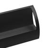 Stylish Aluminum Alloy Desktop Q Shape Business Card Holder for Tradeshows