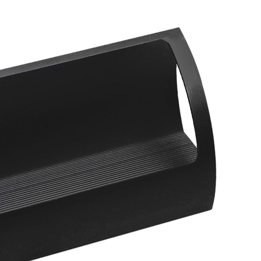 Stylish Aluminum Alloy Desktop Q Shape Business Card Holder for Tradeshows