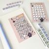 Kawaii 6 Designs Decorative Stamps Diy Crafts Cartoon Scrapbooking Stamp Multipurpose Press Inkpad Stamps Journal Planner