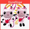 Entzückendes Gabby's Dollhouse Musik Plüschtier Cartoon Stoffkatze Plüschtierpuppe für Kinder