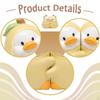 Duck Statues Book Holders Bookends Creative Cartoon Ends Desktop Ornaments for Bedroom Cabinet