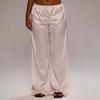 Pantaloni Casual da Donna alla Moda in Raso, Pantaloni Lunghi Larghi e Comodi con Coulisse