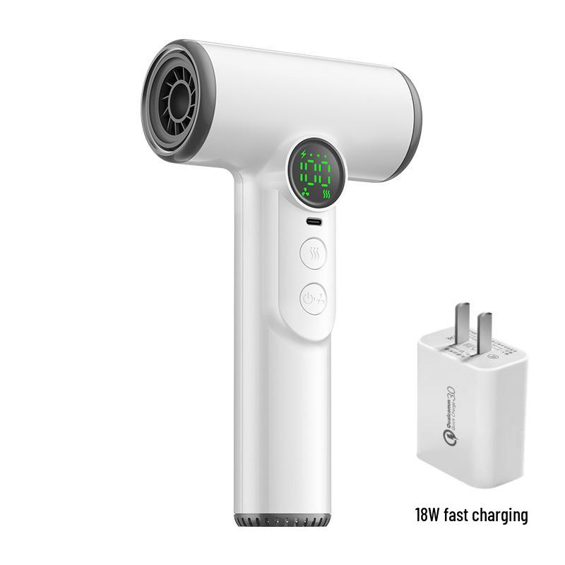 Rechargeable Wireless Hair Dryer for Home, Art Students, Outdoor Use, and Baby Care